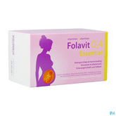 Folavit 0,4mg Essential Comp 90 + Caps 90 Nf