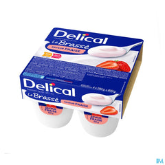 Delical Le Brasse Fraise 4x200g