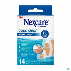 Nexcare 3m Aqua Clear Wtp Assortiment 14