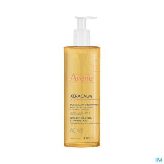 Avène XeraCalm A.D Huile lavante relipidante Peaux Très Sèches Eczéma Atopique 400ml