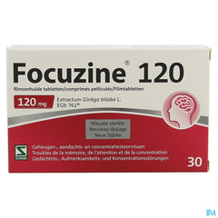 Focuzine® 120 mg 30 comprimés