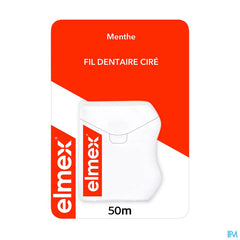 elmex Fil Dentaire Ciré 50m