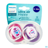 Philips Avent Sucette 6m+ Happy Girl