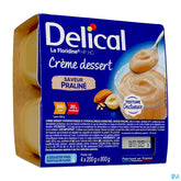 Delical Creme Dessert La Floridine Praline 4x200g