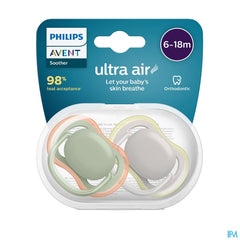 Philips Avent Sucette +6m Air Olive