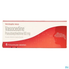 Vasocedine Pseudoephedrine 6 comprimés nez bouché