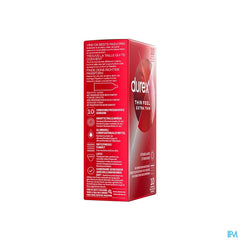 Durex Thin Feel Extra Thin Preservatifs 10