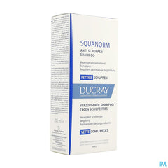 Ducray - Shampooing Traitant Antipelliculaire Pellicules Grasses - Shampoing anti pelliculaire grasse - Squanorm