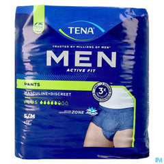 Tena Men Active Fit Pants Plus Bleu S/m 12 772512