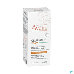 Eau Thermale Avène CICALFATE+ Crème réparatrice multiprotectrice SPF 50+ - Peaux irritées, exposées au soleil