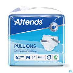 Attends Pull-ons 6 M 1x18
