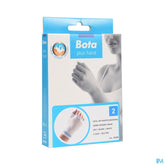 SERRE-POIGNET-MAIN 100 + POUCE BLANC \ 2 = 16,0 - 19,0 CM