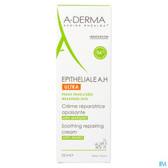 A-DERMA - EPITHELIALE A. H. ULTRA CRÈME RÉPARATRICE APAISANTE - Soin cicatrisant anti-marques, anti-douleur, Post-peeling, post-laser