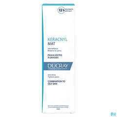 Ducray KERACNYL Mat Crème matifiante Anti-brillance, resserre les pores - Peaux mixtes à grasses