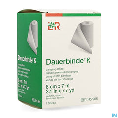 Dauerbinde K 8cm X 7m 1 105905