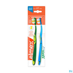 elmex Brosse à Dents Enfant 6-12 ans Souple 2 pièces