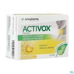 Activox Adouccissant Gorge Miel Citron Past 24