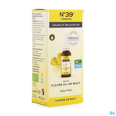Fleurs de Bach Bio N°39 Urgence Gouttes 20ml