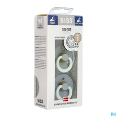 Bibs 1 Sucette Duo Glowindark Sage/cloud 2