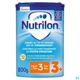 Nutrilon 3+ | Lait De Croissance Enfant dès 3 ans | Lait en Poudre pour Biberon | Boite 800g