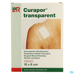 Curapor Transparent Steril 10cmx 8cm 5 13100