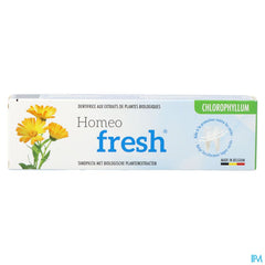 Homeofresh Dentifrice Chlorophyllum Tube 75ml Nf
