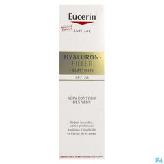 Hyaluron-Filler + Elasticity Soin Contour des Yeux SPF 20 Anti-Rides & Anti-Âge Tube 15ml