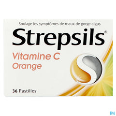 Strepsils Vitamine C Orange Past 36