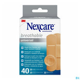 Nexcare 3m Breathable Univer. Strips 40 N0340as