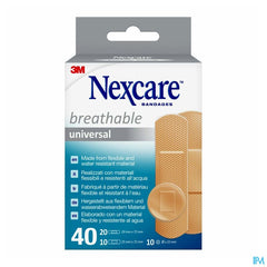 Nexcare 3m Breathable Univer. Strips 40 N0340as