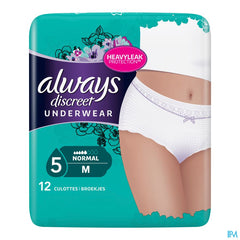 Always Discreet Incontinence Pants M Taille Bas 12
