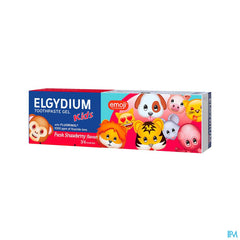 ELGYDIUM Kids Emoji arôme Fraise givrée Dentifrice 3 à 6 ans – Dentifrice enfant