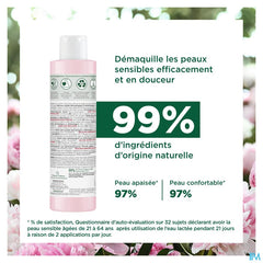Klorane — Eau lactée démaquillante à la Pivoine BIO — Peaux sensibles