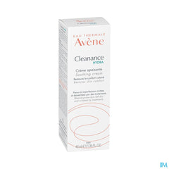 Eau Thermale Avène CLEANANCE HYDRA Crème apaisante - Restaure le confort cutané - Peaux à imperfections irritées et desséchées par des traitements