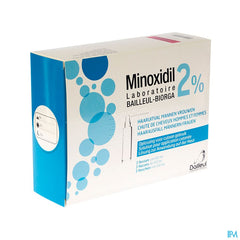 Minoxidil 2% solution pour application cutanée 3x60 ml