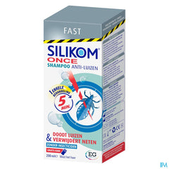 Silikom Once Shampooing Contre poux&lentes 200ml