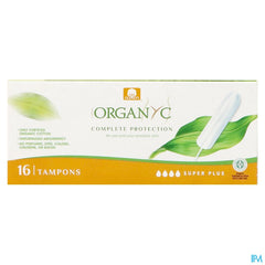 Organyc Tampon Super Plus Coton Bio 16