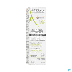 A-DERMA — EXOMEGA ALLERGO - BAUME ÉMOLLIENT COSMETIQUE STERILE - Peaux allergiques anti-grattage démangeaisons