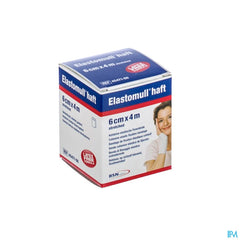 Elastomull Haft Bande Fix. Cohesif 6cmx4m 4547100