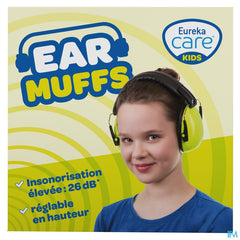 Eureka Care Casque Protection Auditive 3-12a Fluo