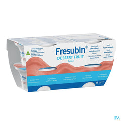 Fresubin Dessert Pomme-fraise 4x125g