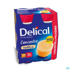Delical Concentre Vanille 4x200ml