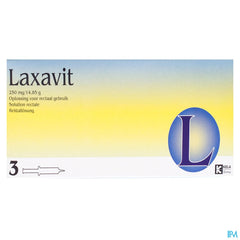 Laxavit Laxatifs solution rectale docusate, sodium glycérol Kela Pharma