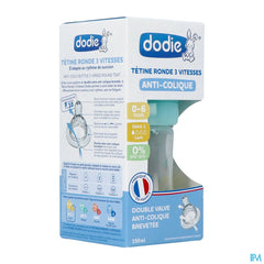 Dodie Biberon Initiation+ Transp.valent.lag. 150ml