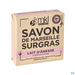 Mkl Savon Marseille Surgras Lait Anesse 100g