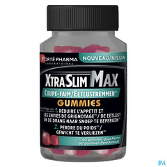 XTRASLIM MAX GUMMIES COUPE FAIM 60 GOMMES