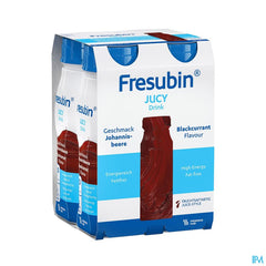 Fresubin Jucy Drink Cassis Easy Bottle 4x200ml