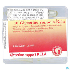 Glycerine Kela Pharma Bébés enfants Laxatifs suppositoires