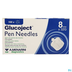 Glucoject Pen Needles 8mm 32g