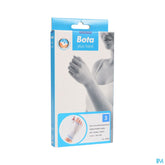SERRE-POIGNET-MAIN 105 + POUCE BLANC \ 3 = 17,5 - 20,5 CM